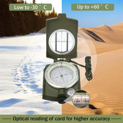 Military Lensatic Sighting Compass