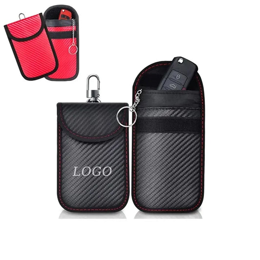 Carbon Fiber Car Key Signal Blocker Case