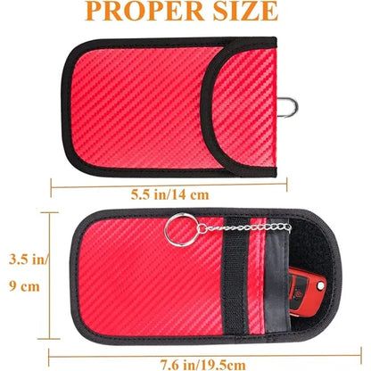 Carbon Fiber Car Key Signal Blocker Case