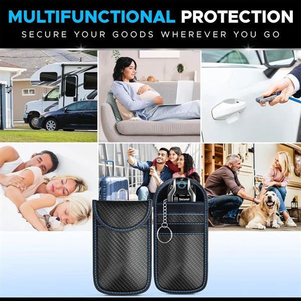Carbon Fiber Car Key Signal Blocker Case