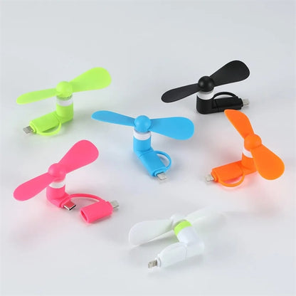 Mini Fan 2-In-1 Compatible