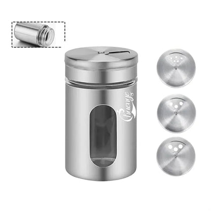 Stainless Steel Salt And Spice Jars