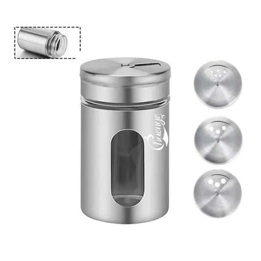 Stainless Steel Salt And Spice Jars