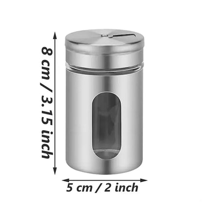 Stainless Steel Salt And Spice Jars