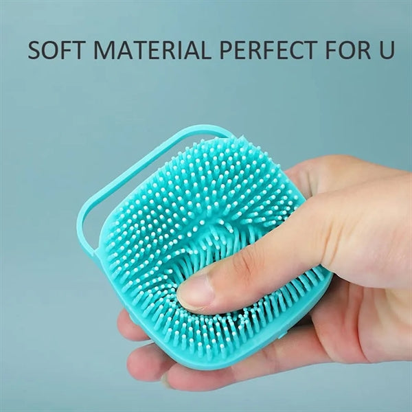 Dog Cat Bath Brush Comb Silicone Rubbe