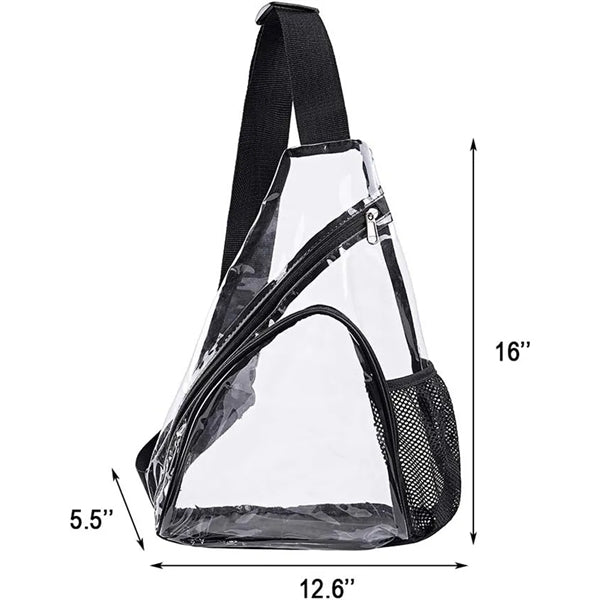 Clear Pvc Sling Bag