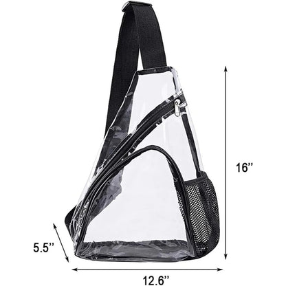 Clear Pvc Sling Bag