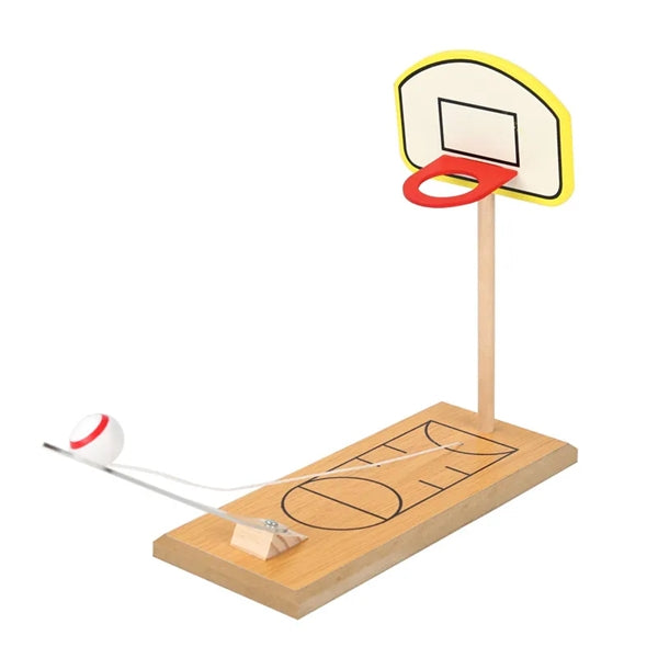 Mini Wooden Table Basketball Game