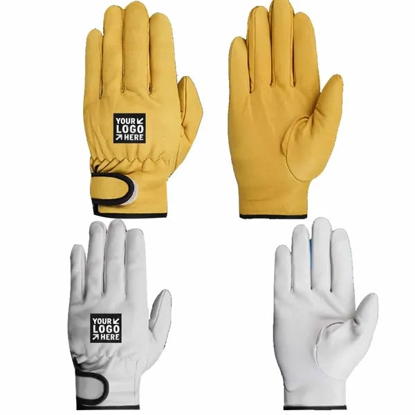 Men's Safe Real Leather Work Gloves