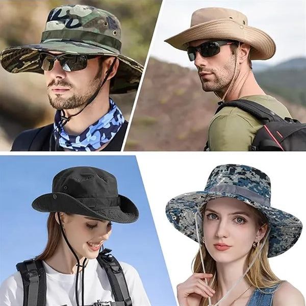 Fishing Safari Bucket Hat Camouflage Tactical Cap