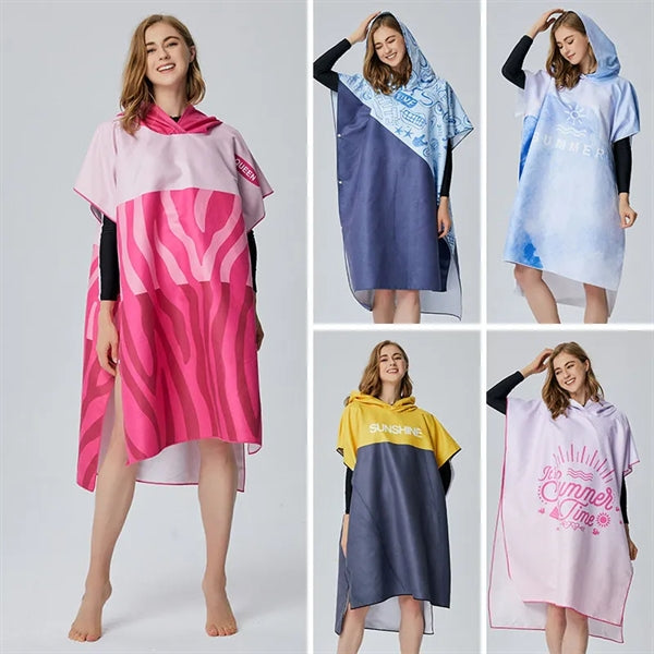 Surf Poncho Changing Robe with Hood