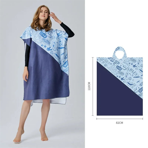 Surf Poncho Changing Robe with Hood