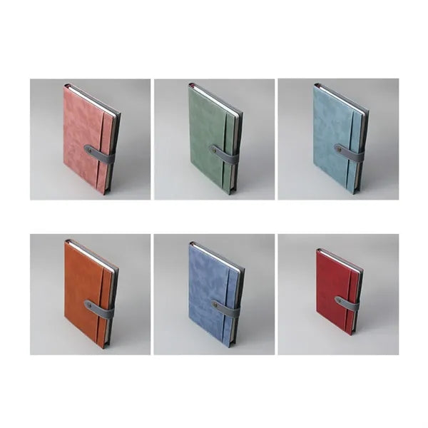 Business Travel Pocket with Magnetic Buckle Notebook