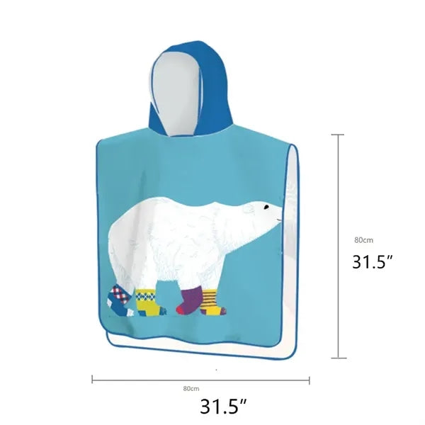 Kids Changing Robe Surf Poncho