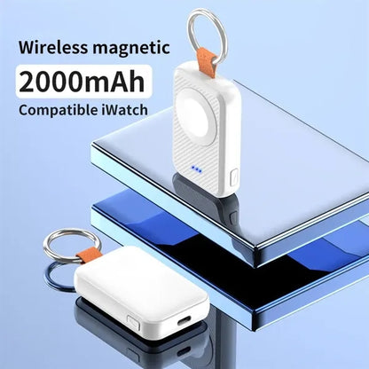 2000mAh Portable Wireless Watch Power Bank