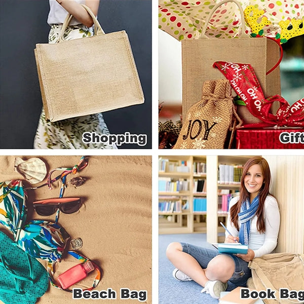 Burlap Jute Tote Bags