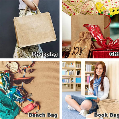 Burlap Jute Tote Bags