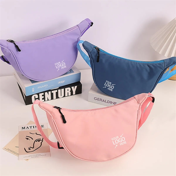Simple Style Nylon Dumpling Bag