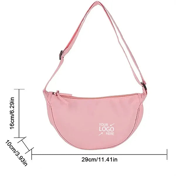 Simple Style Nylon Dumpling Bag