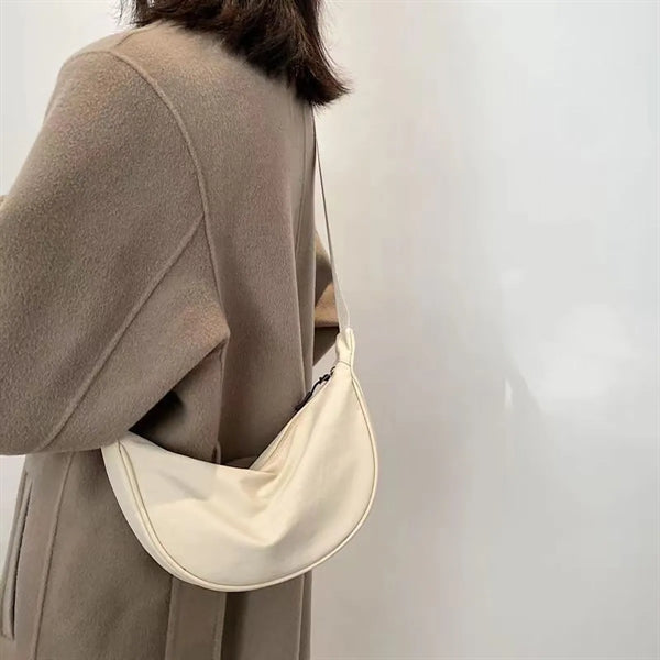 Simple Style Nylon Dumpling Bag