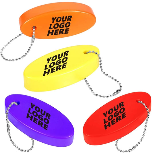 Foam Floating Keychain Oval