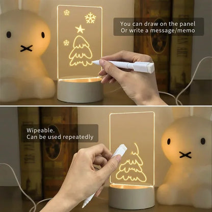 Acrylic Dry Erase Board Lamp Gift