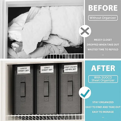 Bed Sheet Organizers And Storage