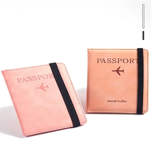 Neutral Multi-Purpose Trifold Travel Passport Wallet