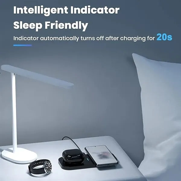Dual Wireless Charger Watch Phone Charging Station
