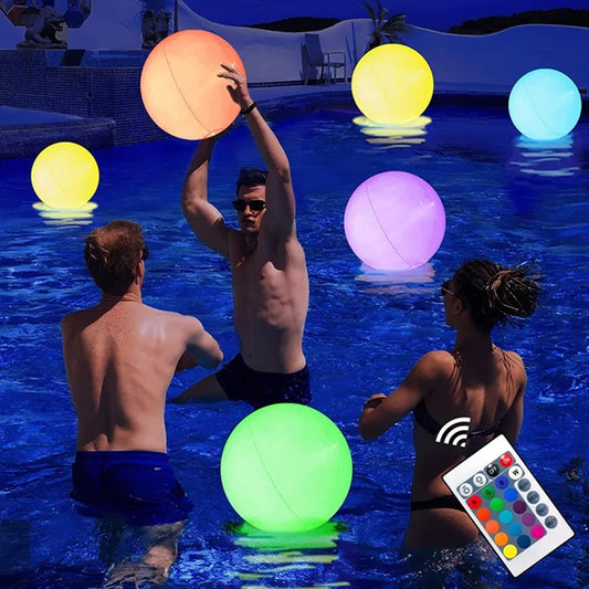 16" Inflatable Light Up LED Beach Ball