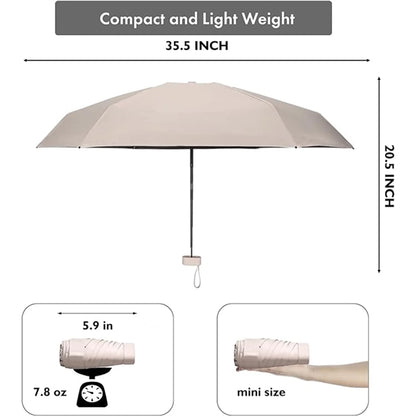 Mini Umbrella with Case for Travel