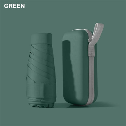 Mini Umbrella with Case for Travel