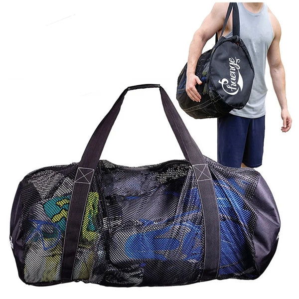 Mesh Dive Duffel Bag For Scuba Or Snorkeling