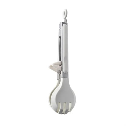 Kitchen Tongs with Silicone Tips and Stand