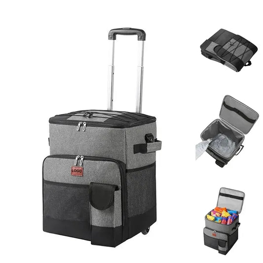 Cooler Bags with Wheels (13" L x 11" W x 14.96" H)