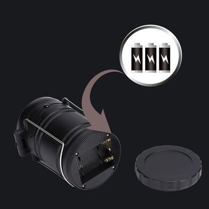 2-in-1 LED Battery Camping Hanging Fan Lantern