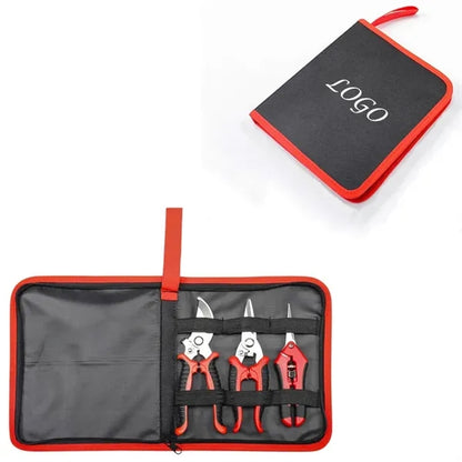 3 Pack Garden Pruning Shears with storage bag