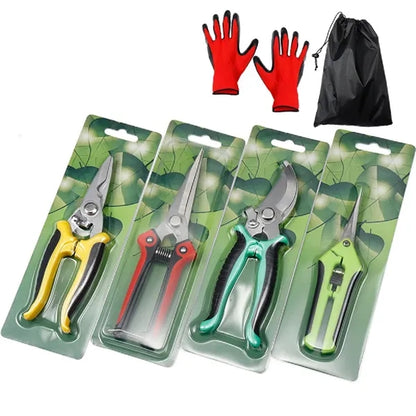 Handheld Scissors Set with Gardening Gloves