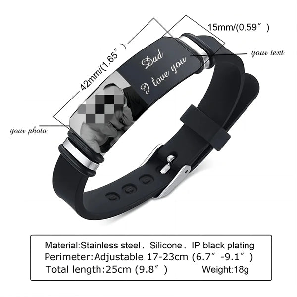 Silicone Adjustable Custom Bracelets