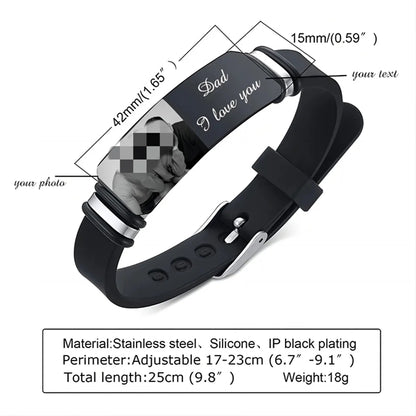 Silicone Adjustable Custom Bracelets