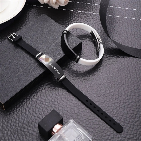 Silicone Adjustable Custom Bracelets
