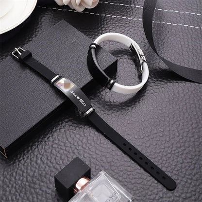 Silicone Adjustable Custom Bracelets