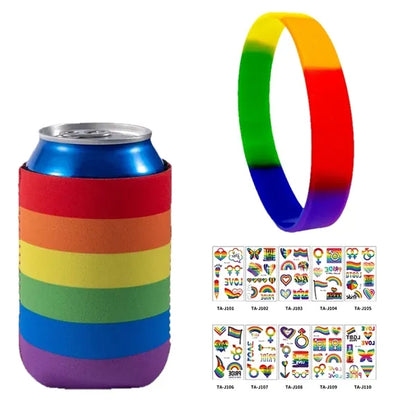 Pride Gift Set 3pcs LGBTQ Accessories in One Bag