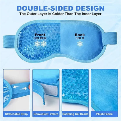 Unisex Sleeping Relaxing Stretchable Cooling Gel Eye Mask