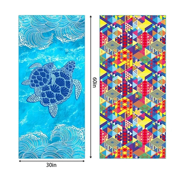 Bath Pool Camping Travel Super Absorbent Beach Towel
