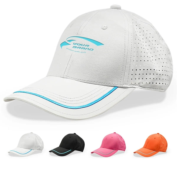 Sun Protection Lightweight Perforated Breathable Golf Cap