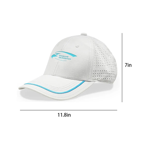 Sun Protection Lightweight Perforated Breathable Golf Cap