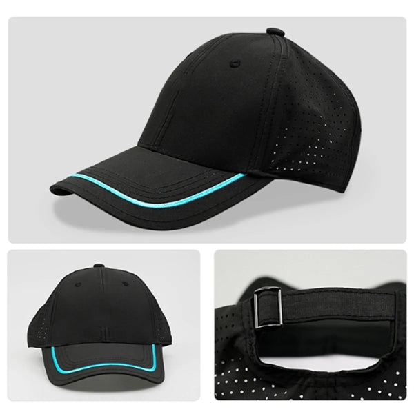 Sun Protection Lightweight Perforated Breathable Golf Cap