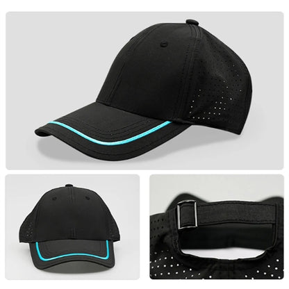 Sun Protection Lightweight Perforated Breathable Golf Cap
