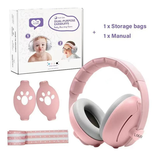 2 in 1 Baby Earmuffs Noise Reduction Headphone
